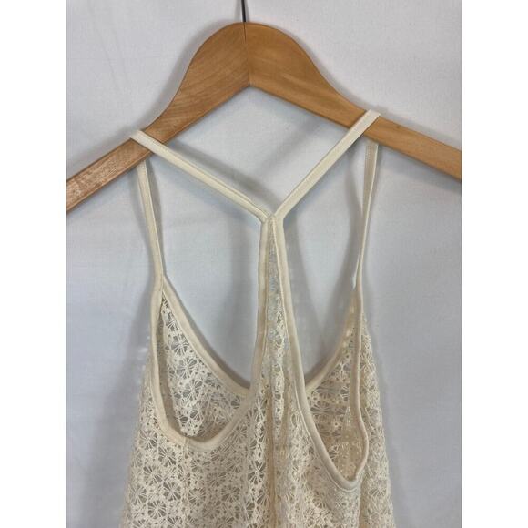 VS Pink Crochet Knit Coverup Tank Size XS/S - Picture 4 of 6